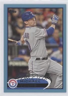 2012 Topps - [Base] - Wal-Mart Blue Border #55 - Michael Young