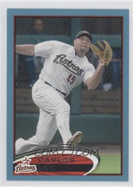 2012 Topps - [Base] - Wal-Mart Blue Border #592 - Carlos Lee