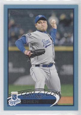 2012 Topps - [Base] - Wal-Mart Blue Border #647 - Bruce Chen