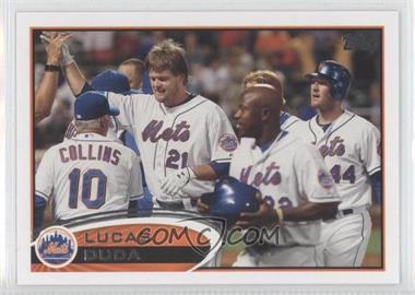 2012 Topps - [Base] #128.1 - Lucas Duda (Stat Line Error - "3B" Triples Printed Twice, Slugging Percentage Represented as "SP")