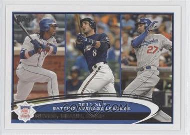 2012 Topps - [Base] #181 - League Leaders - Jose Reyes, Ryan Braun, Matt Kemp