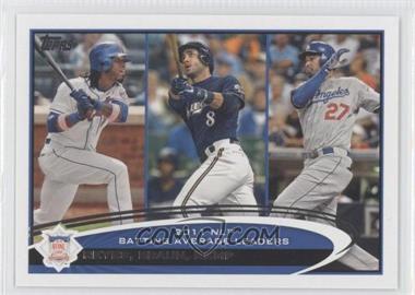 2012 Topps - [Base] #181 - League Leaders - Jose Reyes, Ryan Braun, Matt Kemp