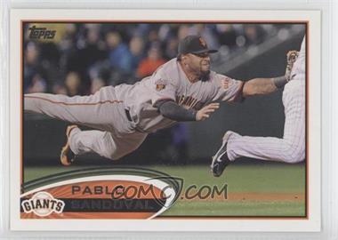 2012 Topps - [Base] #185.1 - Pablo Sandoval (Tagging Baserunner)