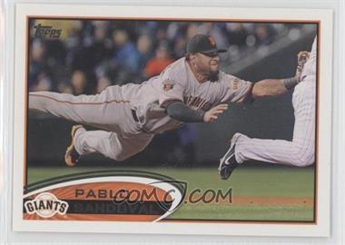 2012 Topps - [Base] #185.1 - Pablo Sandoval (Tagging Baserunner)