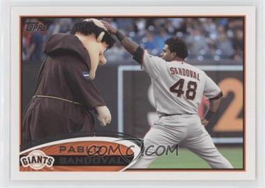 2012 Topps - [Base] #185.3 - Image Variation - Pablo Sandoval (Padres Mascot)