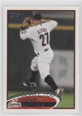 2012 Topps - [Base] #187.1 - Jose Altuve (3B repeated twice in stat header) [EX to NM]