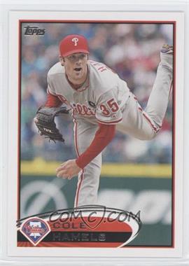 2012 Topps - [Base] #190.1 - Cole Hamels