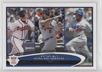 Active Leaders - Chipper Jones, Albert Pujols, Andruw Jones