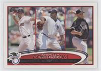 Active Leaders - Tim Wakefield, CC Sabathia, Mark Buehrle [EX to NM]