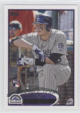 2012 Topps - [Base] #219.1 - Jordan Pacheco (Stat Line Error - "3B" Triples Printed Twice, Slugging Percentage Represented as "SP")