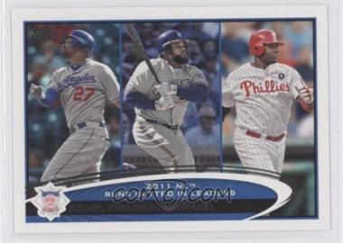 2012 Topps - [Base] #224 - League Leaders - Matt Kemp, Prince Fielder, Ryan Howard