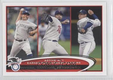 2012 Topps - [Base] #232 - Active Leaders - Mariano Rivera, Johan Santana, Felix Hernandez