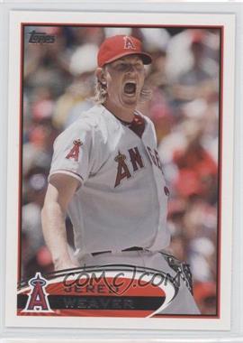 2012 Topps - [Base] #250.1 - Jered Weaver