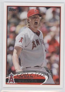 2012 Topps - [Base] #250.1 - Jered Weaver