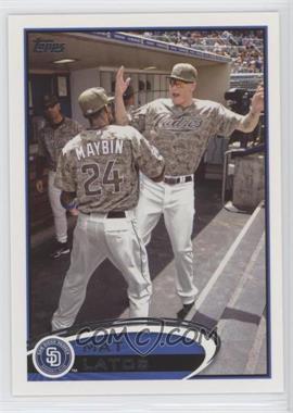 2012 Topps - [Base] #256.3 - Image Variation - Mat Latos (In Dugout)