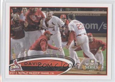 2012 Topps - [Base] #291 - Postseason Highlights - David Freese