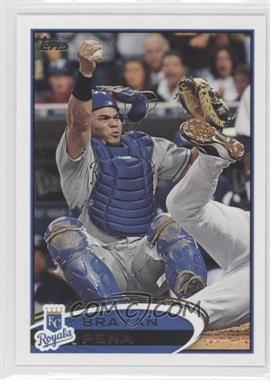 2012 Topps - [Base] #296.1 - Brayan Pena (Stat Line Error - "3B" Triples Printed Twice, Slugging Percentage Represented as "SP")