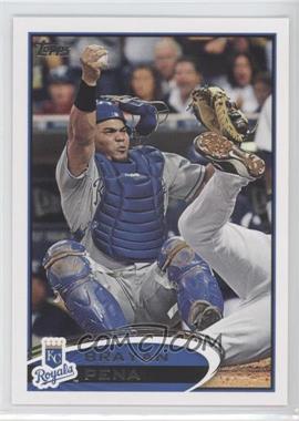 2012 Topps - [Base] #296.1 - Brayan Pena (Stat Line Error - "3B" Triples Printed Twice, Slugging Percentage Represented as "SP")