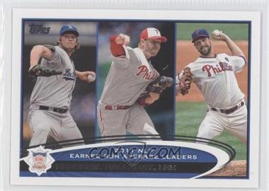 2012 Topps - [Base] #297 - League Leaders - Clayton Kershaw, Roy Halladay, Cliff Lee