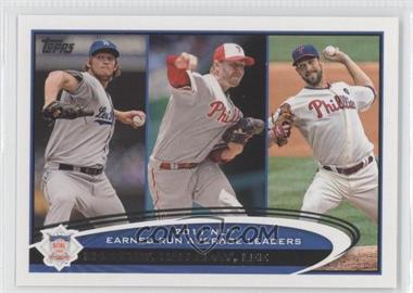 2012 Topps - [Base] #297 - League Leaders - Clayton Kershaw, Roy Halladay, Cliff Lee