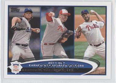 2012 Topps - [Base] #297 - League Leaders - Clayton Kershaw, Roy Halladay, Cliff Lee
