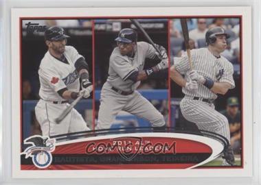 2012 Topps - [Base] #302 - League Leaders - Curtis Granderson, Mark Teixeira, Jose Bautista