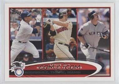 2012 Topps - [Base] #324 - Active Leaders - Alex Rodriguez, Jim Thome, Jason Giambi