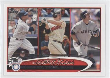 2012 Topps - [Base] #324 - Active Leaders - Alex Rodriguez, Jim Thome, Jason Giambi