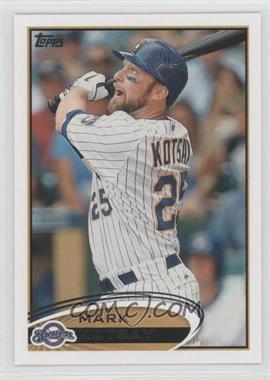 2012 Topps - [Base] #327.1 - Mark Kotsay (Stat Line Error - "3B" Triples Printed Twice, Slugging Percentage Represented as "SP")