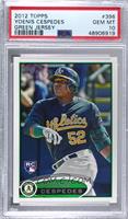 Yoenis Cespedes (Green Uniform) [PSA 10 GEM MT]