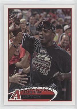 2012 Topps - [Base] #450.2 - Image Variation - Justin Upton (Division Champ Goggles)