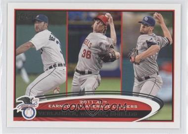 2012 Topps - [Base] #52 - League Leaders - Justin Verlander, Jered Weaver, James Shields