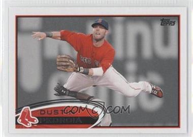 2012 Topps - [Base] #540.1 - Dustin Pedroia (Mid-Air)