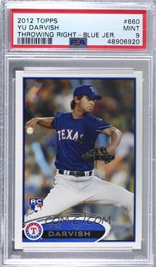 2012 Topps - [Base] #660.1 - Yu Darvish (Dark Blue Uniform) [PSA 9 MINT]