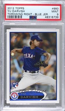 2012 Topps - [Base] #660.1 - Yu Darvish (Dark Blue Uniform) [PSA 9 MINT]