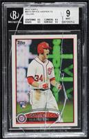 Image Variation - Bryce Harper (White Jersey, Excited) [BGS 9 MINT]