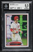 Image Variation - Bryce Harper (White Jersey, Excited) [BGS 8.5 NM…