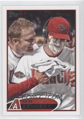 2012 Topps - [Base] #76.3 - Image Variation - Ian Kennedy (Pie in the Face)