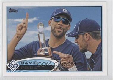 2012 Topps - [Base] #80.3 - Image Variation - David Price (Holding Trophy)