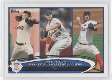 2012 Topps - [Base] #92 - Active Leaders - Tim Lincecum, Chris Carpenter, Roy Oswalt