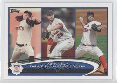 2012 Topps - [Base] #92 - Active Leaders - Tim Lincecum, Chris Carpenter, Roy Oswalt