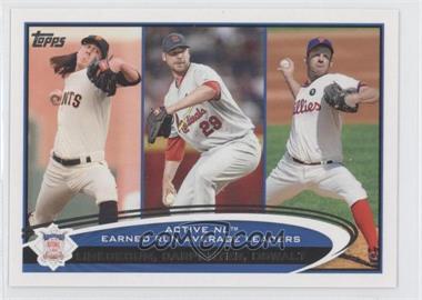 2012 Topps - [Base] #92 - Active Leaders - Tim Lincecum, Chris Carpenter, Roy Oswalt