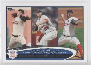 2012 Topps - [Base] #92 - Active Leaders - Tim Lincecum, Chris Carpenter, Roy Oswalt