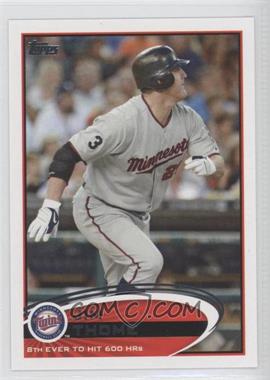 2012 Topps - [Base] #97 - Season Highlights Checklist - Jim Thome