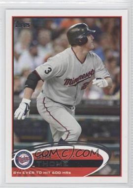 2012 Topps - [Base] #97 - Season Highlights Checklist - Jim Thome