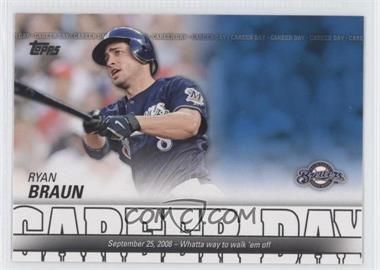 2012 Topps - Career Day #CD-10 - Ryan Braun