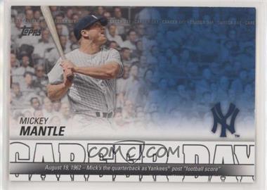 2012 Topps - Career Day #CD-22 - Mickey Mantle