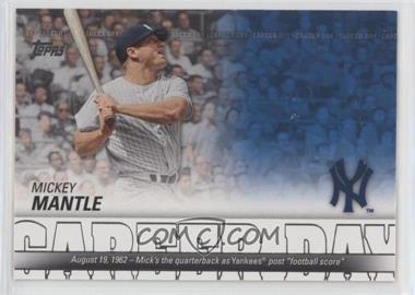 2012 Topps - Career Day #CD-22 - Mickey Mantle