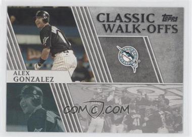 2012 Topps - Classic Walk-Offs #CW-12 - Alex Gonzalez