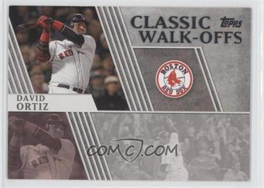 2012 Topps - Classic Walk-Offs #CW-14 - David Ortiz